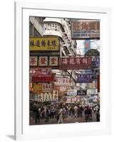 Fa Yuen Street, Mong Kok District, Kowloon, Hong Kong, China, Asia-Sergio Pitamitz-Framed Photographic Print