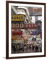 Fa Yuen Street, Mong Kok District, Kowloon, Hong Kong, China, Asia-Sergio Pitamitz-Framed Photographic Print