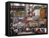 Fa Yuen Street, Mong Kok District, Kowloon, Hong Kong, China-Sergio Pitamitz-Framed Stretched Canvas