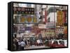 Fa Yuen Street, Mong Kok District, Kowloon, Hong Kong, China-Sergio Pitamitz-Framed Stretched Canvas