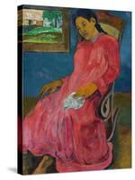 Faaturuma (Melancholi), 1891-Paul Gauguin-Stretched Canvas