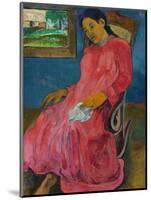 Faaturuma (Melancholi), 1891-Paul Gauguin-Mounted Giclee Print