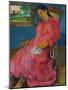 Faaturuma. Melancholic. 1891-Paul Gauguin-Mounted Giclee Print