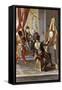 Fabio Albergati Received by Philip II of Spain-Gian Antonio Burrini-Framed Stretched Canvas