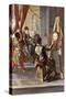 Fabio Albergati Received by Philip II of Spain-Gian Antonio Burrini-Stretched Canvas