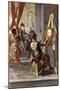 Fabio Albergati Received by Philip II of Spain-Gian Antonio Burrini-Mounted Giclee Print