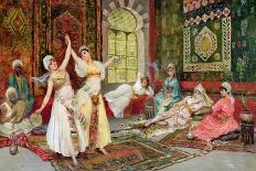 The Harem Favourite, (Oil on Canvas)-Fabio Fabbi-Framed Stretched Canvas