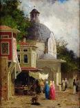 Constantinople, View of the Brutus Column-Fabius Brest-Framed Stretched Canvas