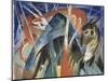 Fable Animals I (Composition with Animals), 1913-Franz Marc-Mounted Giclee Print