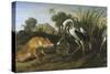 Fable of the Fox and the Heron-Frans Snyders-Stretched Canvas