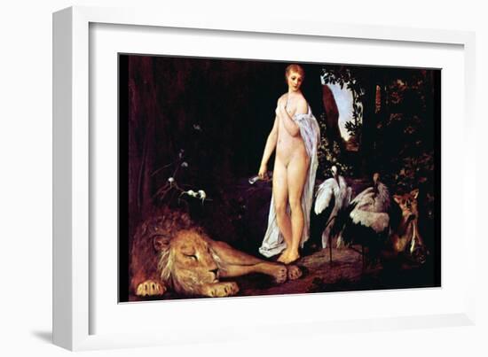 Fable-Gustav Klimt-Framed Art Print