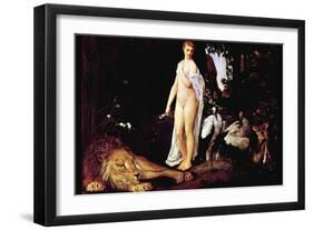 Fable-Gustav Klimt-Framed Art Print