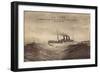 Fabre Line, S.S. Patria, Paquebot, Dampfer, Wellen-null-Framed Giclee Print