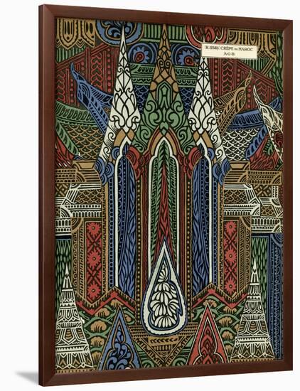 Fabric Design, Art Gout Beaute, 1924-null-Framed Art Print