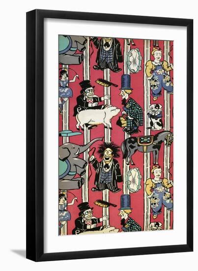 Fabric Design, Art Gout Beaute, 1924-null-Framed Art Print