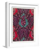 Fabric Design for Paisley Shawls, c.1871-George Charles Haite-Framed Giclee Print