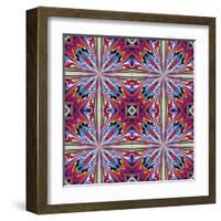 Fabric Design From Latin America-Sangoiri-Framed Art Print