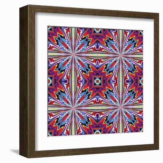 Fabric Design From Latin America-Sangoiri-Framed Art Print