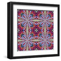 Fabric Design From Latin America-Sangoiri-Framed Art Print