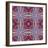 Fabric Design From Latin America-Sangoiri-Framed Art Print