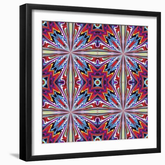 Fabric Design From Latin America-Sangoiri-Framed Art Print