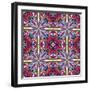 Fabric Design From Latin America-Sangoiri-Framed Art Print