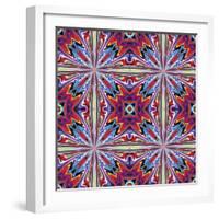 Fabric Design From Latin America-Sangoiri-Framed Art Print