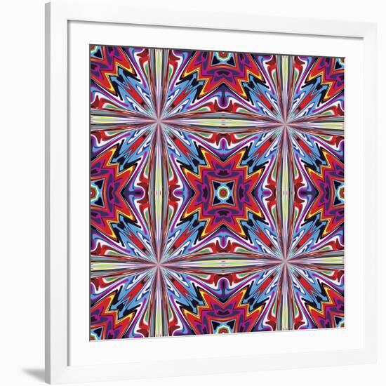 Fabric Design From Latin America-Sangoiri-Framed Art Print