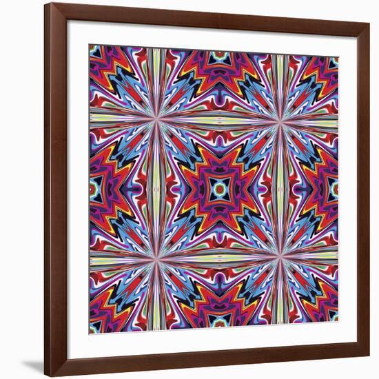 Fabric Design From Latin America-Sangoiri-Framed Art Print