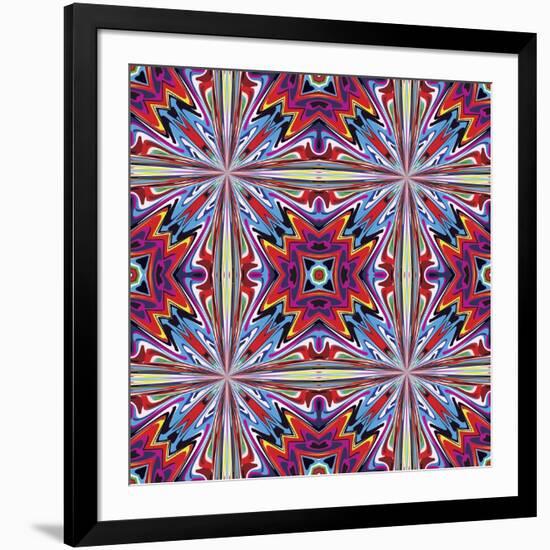 Fabric Design From Latin America-Sangoiri-Framed Art Print