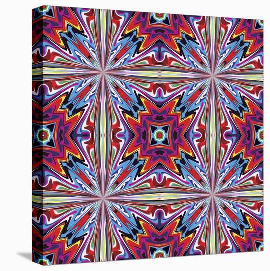 Fabric Design From Latin America-Sangoiri-Stretched Canvas