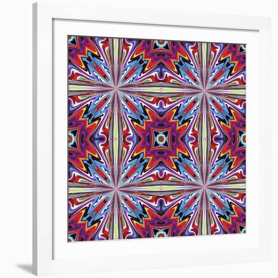 Fabric Design From Latin America-Sangoiri-Framed Art Print