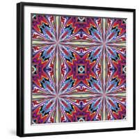 Fabric Design From Latin America-Sangoiri-Framed Art Print