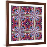 Fabric Design From Latin America-Sangoiri-Framed Art Print