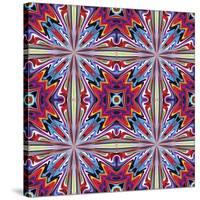 Fabric Design From Latin America-Sangoiri-Stretched Canvas