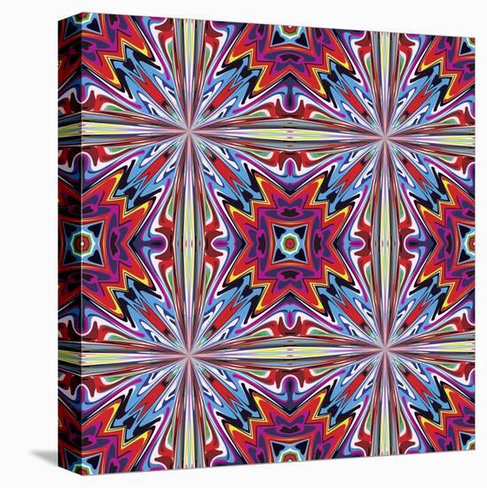 Fabric Design From Latin America-Sangoiri-Stretched Canvas