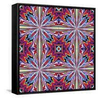 Fabric Design From Latin America-Sangoiri-Framed Stretched Canvas