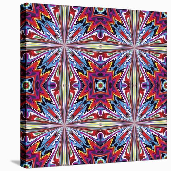 Fabric Design From Latin America-Sangoiri-Stretched Canvas