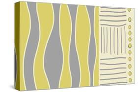 Fabric Design One-Jan Weiss-Stretched Canvas