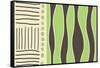 Fabric Design Three-Jan Weiss-Framed Stretched Canvas