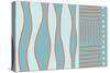 Fabric Design Two-Jan Weiss-Stretched Canvas