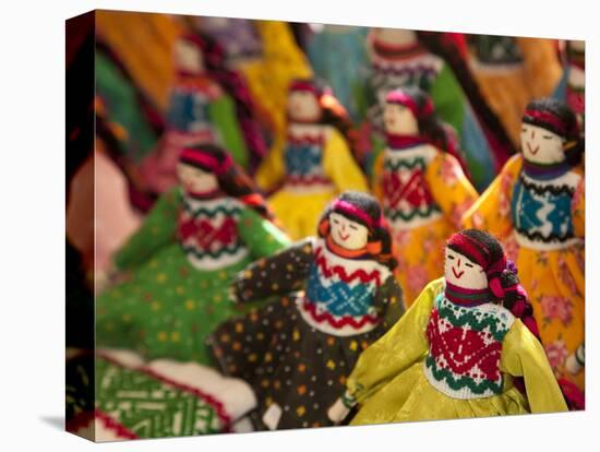 Fabric Dolls for Sale, Guanajuato, Mexico-Merrill Images-Stretched Canvas