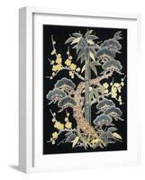 Fabric for Kimono-null-Framed Giclee Print