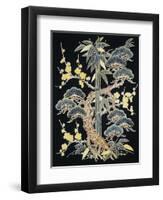 Fabric for Kimono-null-Framed Giclee Print