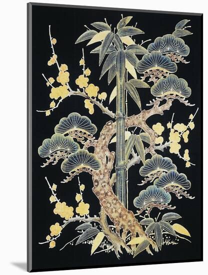 Fabric for Kimono-null-Mounted Giclee Print