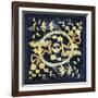 Fabric for Kimono-null-Framed Giclee Print