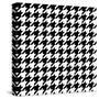 Fabric Pattern Black and White-null-Stretched Canvas