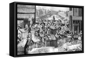 Fabric Printing During the Reign of Louis XVI of France, 18th Century (1882-188)-J Guillaume-Framed Stretched Canvas