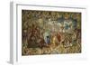 Fabric Tapestry Exhibited in Central Aisle of Santa Maria Maggiore Basilica-null-Framed Giclee Print