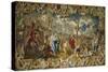 Fabric Tapestry Exhibited in Central Aisle of Santa Maria Maggiore Basilica-null-Stretched Canvas